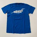 Diesel blauw T-shirt met aparte opdruk en details maat S, Maat 46 (S) of kleiner, Blauw, Ophalen of Verzenden, Diesel