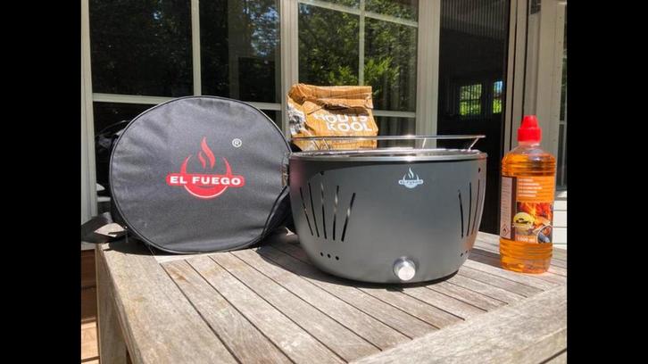 Rookvrije barbecue, Tuin en Terras, Houtskoolbarbecues, Zo goed als nieuw, Ophalen