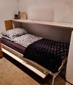 Opklapbed, Huis en Inrichting, Slaapkamer | Bedden, Ophalen, Eenpersoons, Metaal, 80 cm