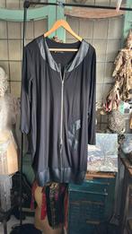 Rimini: tuniek , vest, diepzwart, vegan leather, xxl, Ophalen of Verzenden, Zo goed als nieuw, Maat 46/48 (XL) of groter, Zwart
