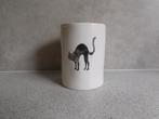 Mok 12,5x9 cm. Scaredy Cat Rae Dunn, Huis en Inrichting, Keuken | Servies, Keramiek, Ophalen of Verzenden, Zo goed als nieuw, Overige stijlen