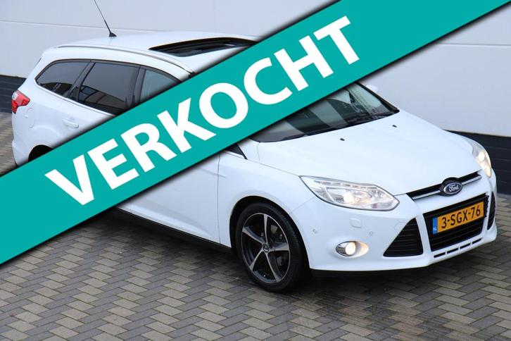 Ford Focus Wagon 1.6 TDCI ECOnetic Titanium Schuifdak Leder, Auto's, Ford, Bedrijf, Te koop, Focus, ABS, Airbags, Airconditioning