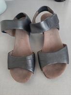 Leren Gabor sandalen maat 38,5, Zwart, Gabor, Zo goed als nieuw, Sandalen of Muiltjes