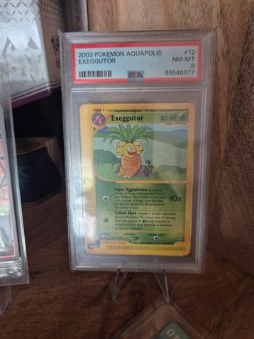 Pokemon Slab - Exeggutor Aquapolis PSA 8 beschikbaar voor biedingen
