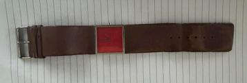 Horloge Matteo Thun, rood  beschikbaar voor biedingen
