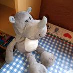 Safari neushoorn knuffel 40 cm, Ophalen of Verzenden