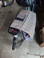 Dubbele fietstas retro stijl, Ophalen of Verzenden, Gebruikt, On the road