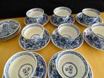Antiek Chinees decor Lange Lijs kommetjes en schotels, Antiek en Kunst, Antiek | Servies los, Ophalen of Verzenden