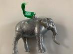 Kerstbal Olifant Diergaarde Blijdorp OVP zilver kleur 2023, Antiek en Kunst, Verzenden
