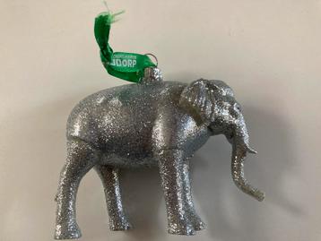 Kerstbal Olifant Diergaarde Blijdorp OVP zilver kleur 2023 beschikbaar voor biedingen