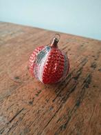 Antieke kerstbal rood, Ophalen of Verzenden, Gebruikt