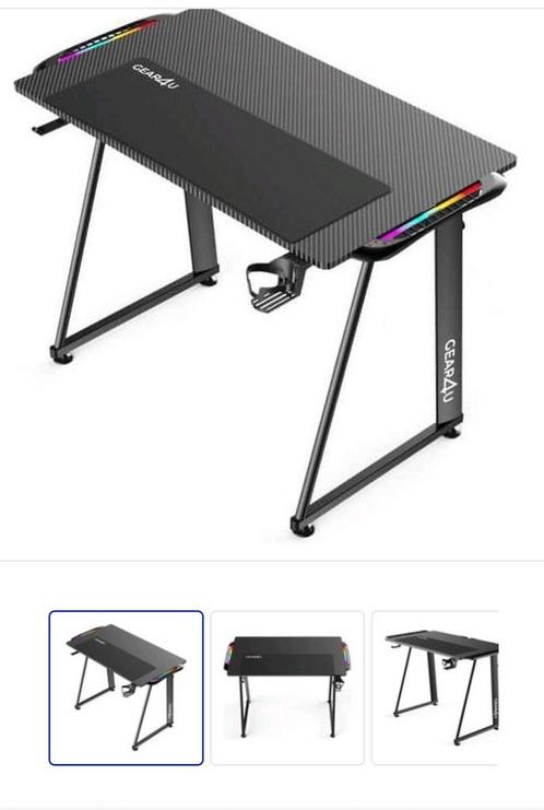 Gear4u (game) bureau met verwijderbare lampjes 100 x 60, Huis en Inrichting, Bureaus, Zo goed als nieuw, Ophalen