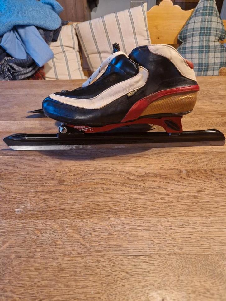 Viking Nagano Gold schaatsen - Maat 42, Sport en Fitness, Schaatsen, Gebruikt, Noren, Viking, Klapschaats, Ophalen of Verzenden