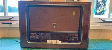 Philips BX553A Vintage Radio Nederlands jaren 50 beschikbaar voor biedingen