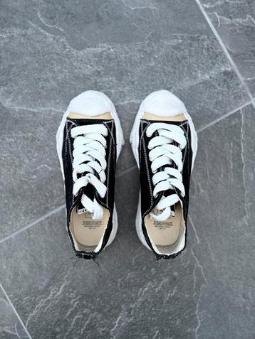 MAISON MIHARA YASUHIRO HANK OG SOLE CANVAS LOW BLACK beschikbaar voor biedingen