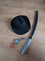 Cowboy hoed, pistool, ninja zwaard, Ophalen of Verzenden