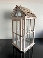 Mooi windlicht, Ophalen, Zo goed als nieuw, Hout, 25 tot 50 cm