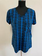 T76 - Zwart-blauw Iz Naiz shirt maat L (1), Ophalen of Verzenden, Zo goed als nieuw, Blauw