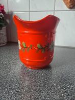 Vintage buchsteiner oranje beslagkom bloem., Ophalen of Verzenden, Huis en Inrichting