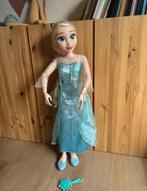 Elsa pop / Disney pop/ figuur 80cm groot, Kinderen en Baby's, Ophalen of Verzenden, Zo goed als nieuw, Overige typen