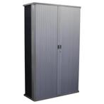 Gispen Octa Roldeurkast Blauw Zilvergrijs 195 x 120 x 50