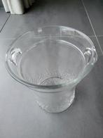 Glazen wijnkoeler, Schaal, Rond, Ophalen of Verzenden, Glas