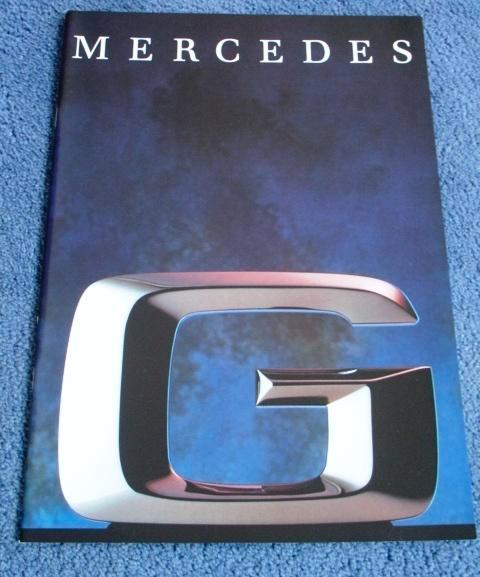Mercedes-Benz G klasse brochure 1990 250GD 300GD 230GE 300GE, Boeken, Auto's | Folders en Tijdschriften, Zo goed als nieuw, Mercedes