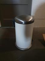 Prullenbak met Pedaal - 40cm, Ophalen, Gebruikt, Met pedaal, Minder dan 10 liter