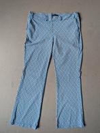 Lady Day XL poppy flared travelstof broek., Lady Day, Blauw, Maat 42/44 (L), Ophalen of Verzenden