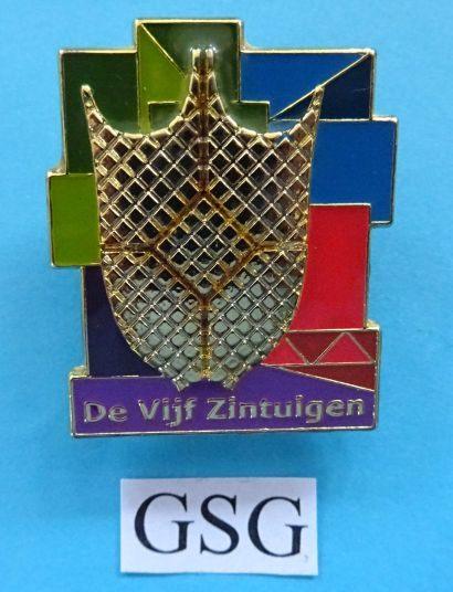 De Vijf Zintuigen nr. EPP50847-02, Verzamelen, Efteling, Zo goed als nieuw, Button of Speldje, Ophalen