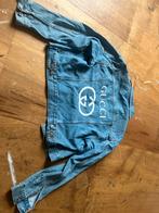 Spijkerjasje h&m S blauw denim cc logo, Ophalen of Verzenden, Zo goed als nieuw, Blauw