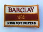 Barclay king size filters patch badge opnaai embleem, Ophalen of Verzenden, Nieuw, Overige typen