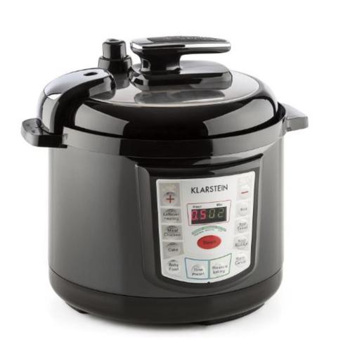 KLARSTEIN Fast Flavour Druckkochtopf 900W 5l, Huis en Inrichting, Keuken | Potten en Pannen, Nieuw, Kookpan of Snelkookpan, Rvs