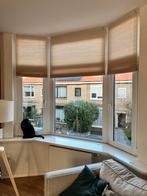 Veneta plisségordijnen erker - kleur Zand, Huis en Inrichting, Ophalen, Gebruikt, 100 tot 150 cm, Beige