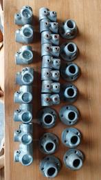 Stijger of stelling materiaal gegalvaniseerd buis., Doe-het-zelf en Verbouw, Steigers, Ophalen, Gebruikt, Overige typen, Minder dan 2 meter