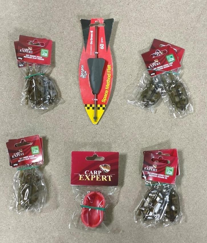 10x Carp Expert Go Green Method Feeder / Space Feeder, Watersport en Boten, Hengelsport | Witvissen, Nieuw, Overige typen, Ophalen of Verzenden