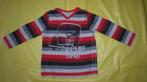 Rood Grijs Zwarte Gestreepte Longsleeve Esprit (104-110), Kinderen en Baby's, Kinderkleding | Maat 104, Gebruikt, Ophalen of Verzenden