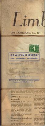 Limburgs Dagblad uit 1953 zeldzaam!, Boeken, Tijdschriften en Kranten, Ophalen of Verzenden, Nieuw, Krant