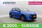 Peugeot 208 e-208 Active Pack 50 kWh - Carplay, Navi (14.845, Auto's, Peugeot, 136 pk, Gebruikt, Met garantie (alle), Blauw