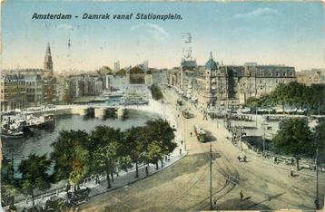 (304-078-043) Amsterdam Damrak vanaf Stationsplein beschikbaar voor biedingen