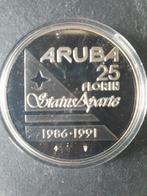 Munt Aruba fl. 25.00 Status aparte proof, Postzegels en Munten, Munten | Nederland, Overige waardes, Ophalen of Verzenden, Koningin Beatrix