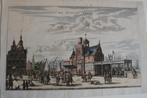 AMSTERDAM NIEUWE-BRUG IJ-ZIJDE P.H. KADE 1663 Gravure E29, Antiek en Kunst, Kunst | Etsen en Gravures, Verzenden