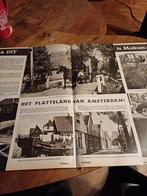 Artikel platteland van Amsterdam  Holysloot, Nieuwendam, Verzamelen, Ophalen of Verzenden, 1940 tot 1960, Knipsel(s)