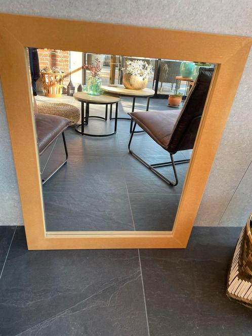 Rechthoekige Spiegel met MDF Rand, Huis en Inrichting, Woonaccessoires | Spiegels, Zo goed als nieuw, 50 tot 75 cm, Minder dan 100 cm