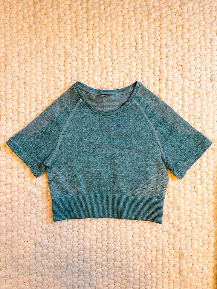 Domyos Sportset XS - Cropped Top & Legging, Kleding | Dames, Sportkleding, Zo goed als nieuw, Fitness of Aerobics, Maat 34 (XS) of kleiner