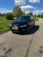 Volkswagen Polo GTI 1.8 TSI 192PK 3D BMT 2015 Zwart, Auto's, Volkswagen, Voorwielaandrijving, Stof, Zwart, Zwart
