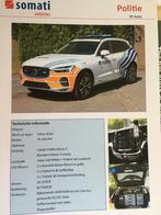 Volvo XC60 Politie brochure/folder/sheet 2022 België, Ophalen of Verzenden, Zo goed als nieuw, Volvo