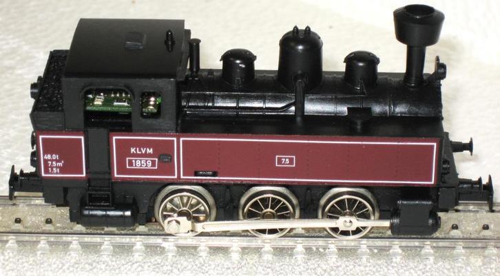 Marklin Stoomloc 1859 van KLVM DIGITAAL, Hobby en Vrije tijd, Modeltreinen | H0, Zo goed als nieuw, Locomotief, Wisselstroom, Märklin
