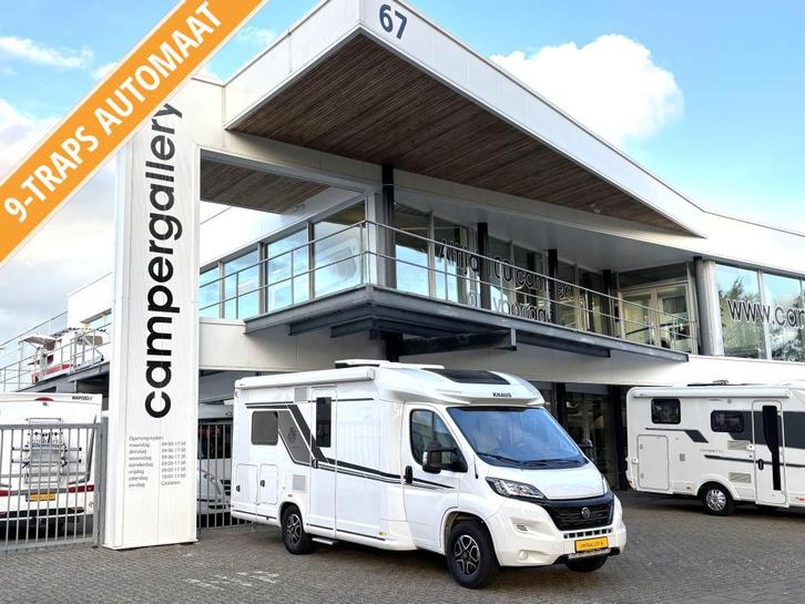Knaus Sky TI 650 MF 9-TRAPS AUTOMAAT FRANSBED FIAT 8 EURO6, Caravans en Kamperen, Campers, Bedrijf, tot en met 3, Half-integraal
