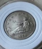 **  1870 - DEM-* 73 - SPANJE - 2 Pesetas - ZILVER  **, Postzegels en Munten, Munten | Europa | Niet-Euromunten, Verzenden, Overige landen